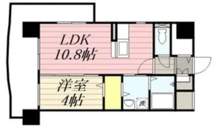 el coco 六ツ角【8階】の間取り