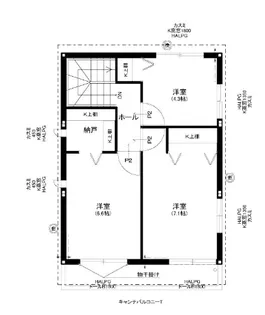 福岡県春日市下白水南5丁目【一戸建】の間取り