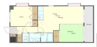 アルファーハイツ春日II【5階】の間取り