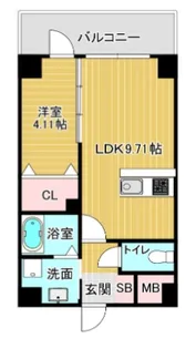 第47川崎ビル【303号室】の間取り