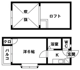 アルカディアⅠ【103号室】の間取り