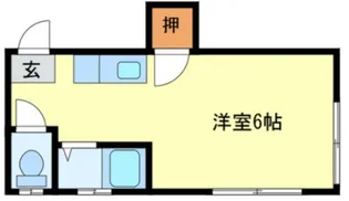 ひとえハイツ【205号室】の間取り