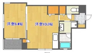 リリーフラック春日原【4階】の間取り
