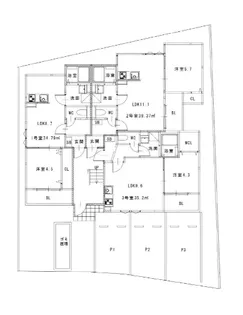 SNK諸岡【3階】の間取り