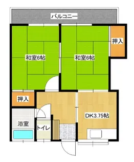 池ノ内荘【10号室】の間取り