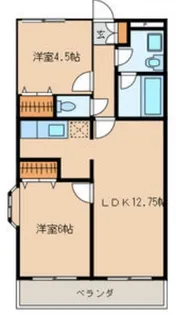 リリーガーデン【2階】の間取り
