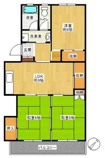 日佐第2ビル【2階】の間取り