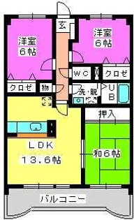 アゼリアⅡ【4階】の間取り
