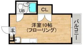 あさともハイツ【303号室】の間取り