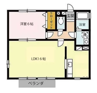 イマジンⅡ【101号室】の間取り