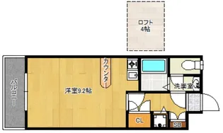 リバティハイム南大橋【1階】の間取り