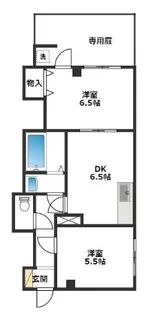 ケイ・ワイコーポ【1階】の間取り