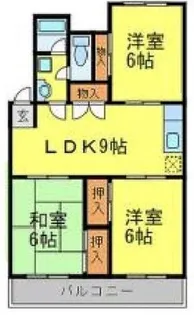 井手の元ビル【403号室】の間取り