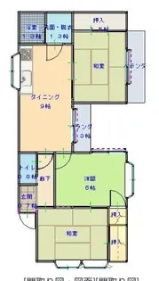 松尾コーポ【201号室】の間取り