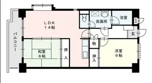 第1日吉ビル【206号室】の間取り