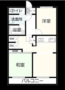 ライオンズマンション南福岡【310号室】の間取り