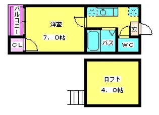 センドック井尻【1階】の間取り