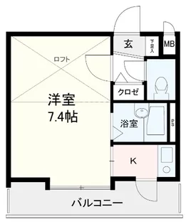 リンピアル大橋【605号室】の間取り