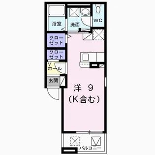 カーサ・ディーⅡ【2階】の間取り