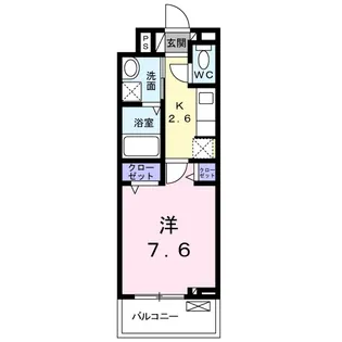 ネオ・ブライト君休【2階】の間取り