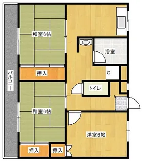 福岡県福岡市南区桧原5丁目【マンション】の間取り