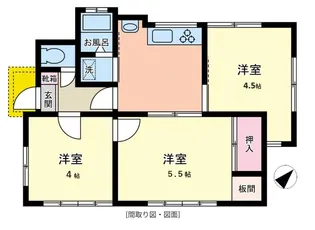 福岡県大野城市筒井1丁目【一戸建】の間取り