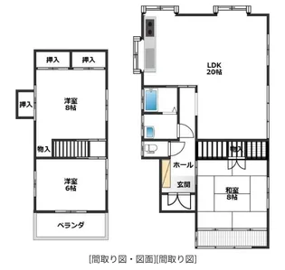 福岡県春日市昇町3丁目【一戸建】の間取り