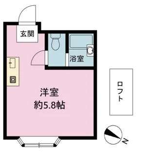 プレアール井尻【106号室】の間取り