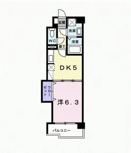 アンソレイエ【3階】の間取り