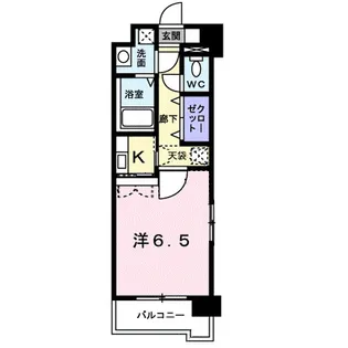 ウィザード空港通り【2階】の間取り