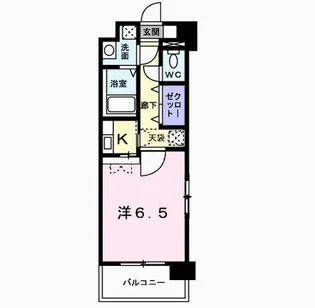 ウィザード空港通り【5階】の間取り