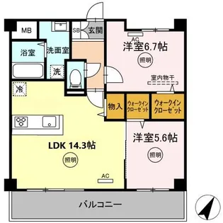 Casa Felice【4階】の間取り