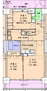 福岡県福岡市南区的場2丁目【マンション】の間取り