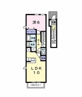 サンシャイン・ドウゾノ【2階】の間取り