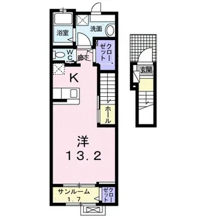 セレーノ Ⅲ【2階】の間取り