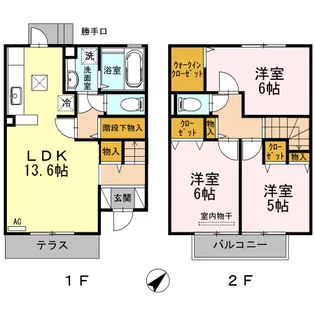 サンハイムの間取り