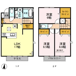 D-room紅葉ヶ丘【101号室】の間取り