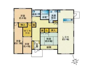福岡県福岡市南区大橋4丁目【一戸建】の間取り