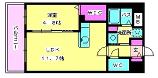 アトリオフラッツ井尻【301号室】の間取り