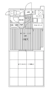 リッツ諸岡5【2階】の間取り