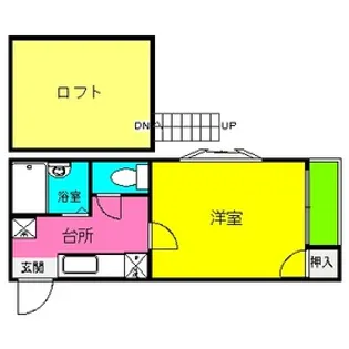 フレンドリー井尻【2階】の間取り