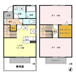 セジュール・未来 B棟の間取り