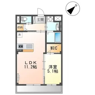コンフォルト春日西Ⅱ【2階】の間取り
