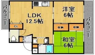 松永ビル【202号室】の間取り