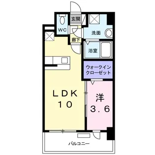 ELEVITA弥永【1階】の間取り