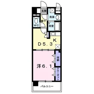 ソレイユ・ルヴァン【1階】の間取り