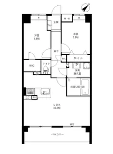 ソルカーサ【1階】の間取り