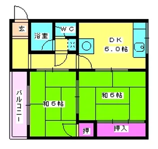 パストラル春日【103号室】の間取り