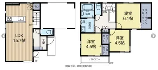 福岡県春日市昇町4丁目【一戸建】の間取り