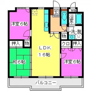 ドルチェ12【402号室】の間取り